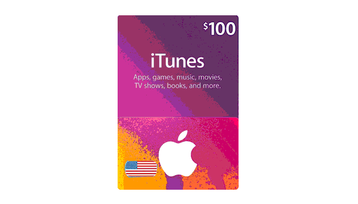 iTunes USD 100 Gift Card